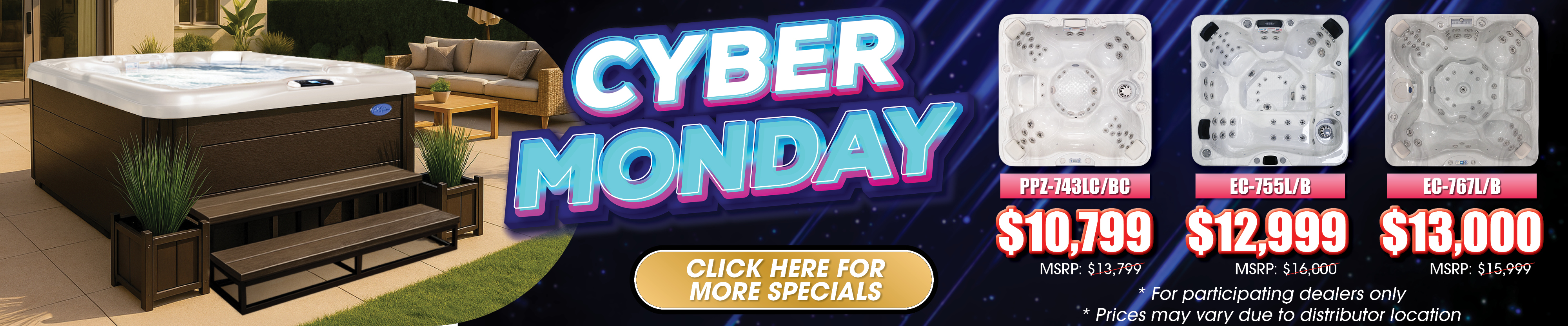 Calspas hot tub being used in a family setting - Omaha